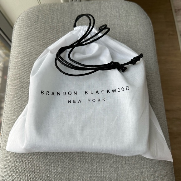 Brandon Blackwood Kendrick Trunk Green Lizard with Brass Hardware - Picture 7 of 9